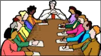 Board meeting graphic