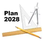 Plan2028_150x137px Logo for "Plan 2028"